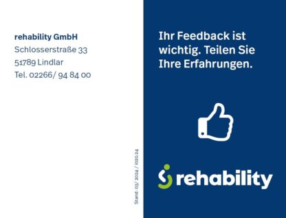 Google Bewertungskärtchen rehability