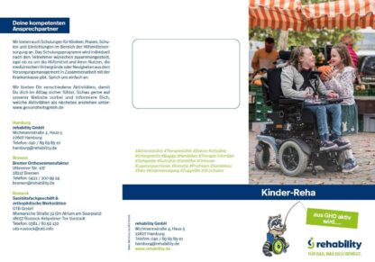 Flyer Kinder-Reha Hamburg