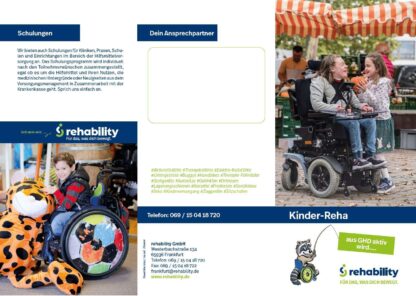 Flyer Kinder-Reha Frankfurt/Main