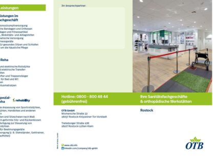 Standortflyer OTB Rostock