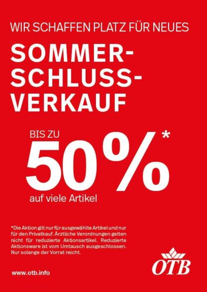 Plakat DIN A1 SSV - Wir schaffen Platz für Neues 50%