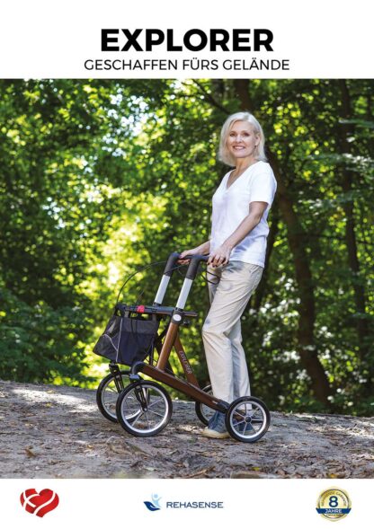 Plakat DIN A1 Rehasense Rollator Explorer / Navigator Air