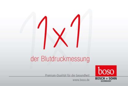 Flyer 1x1 der Blutdruckmessung (boso)