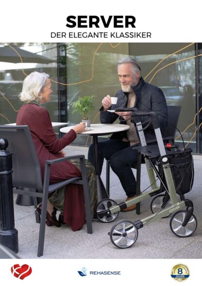 Plakat DIN A1 Rollator Server Rehasense