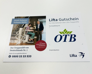 Lifta Beratungsgutschein Treppenlifte OTB