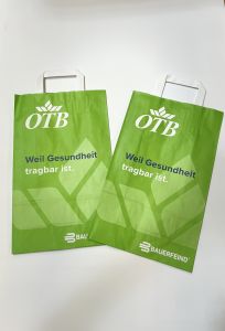 Papiertragetasche / Tüte OTB/Bauerfeind (hoch)