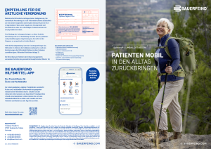 Folder Spinova Lumbalorthesen Bauerfeind