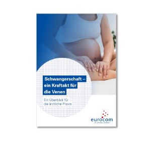 Flyer Schwangerschaft - ein Kraftakt für die Venen (eurocom)