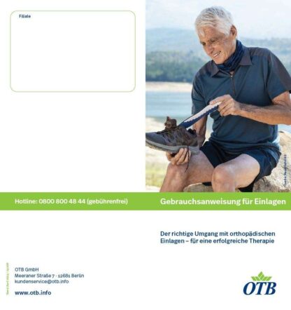 Gebrauchsanweisung orthopädische Einlagen (OS)
