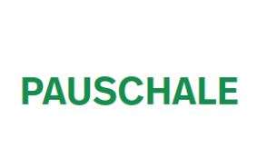 Aufkleber Pauschale oval