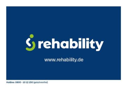 Postkarte Patient nicht erreicht (rehability)