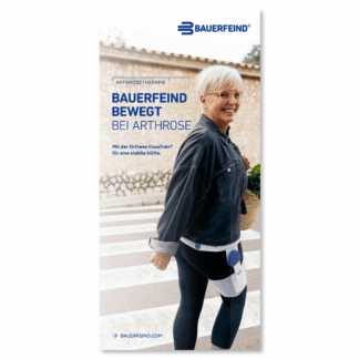Textilbanner Bauerfeind CoxaTrain Aktiv mit Arthrose (klein)
