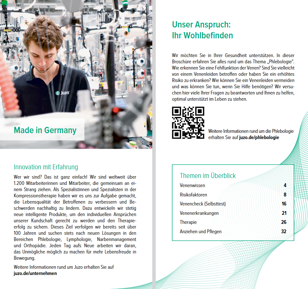 Patientenbroschüre Venengesundheit (Juzo) – Bild 2