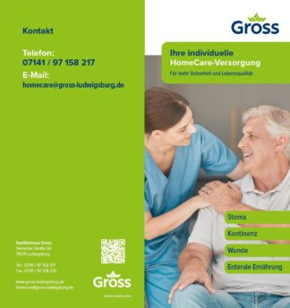 Flyer "individuelle HomeCare-Versorgung" (Gross)