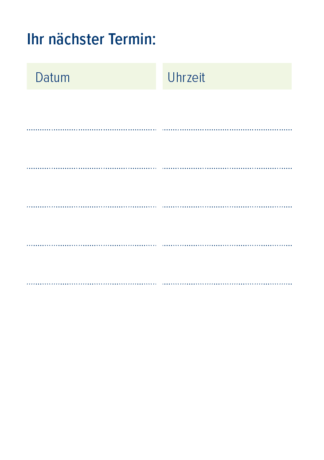 Terminblock für Arztpraxen (Gross)