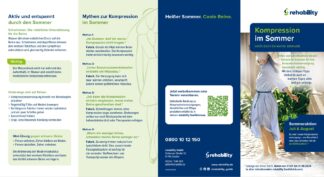 Flyer Kompression im Sommer (mit Aktion 07/08 2026) rehability