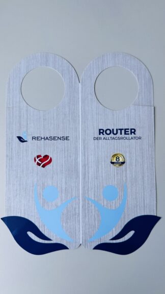 Produktanhänger Rehasense Router (Hangtag)