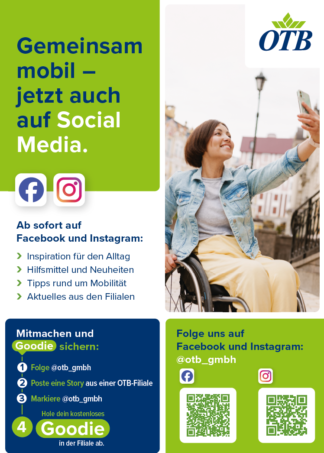 Plakat DIN A1 Social-Media-Aktion OTB