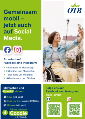 DIN A4 Aushang Social-Media-Aktion OTB